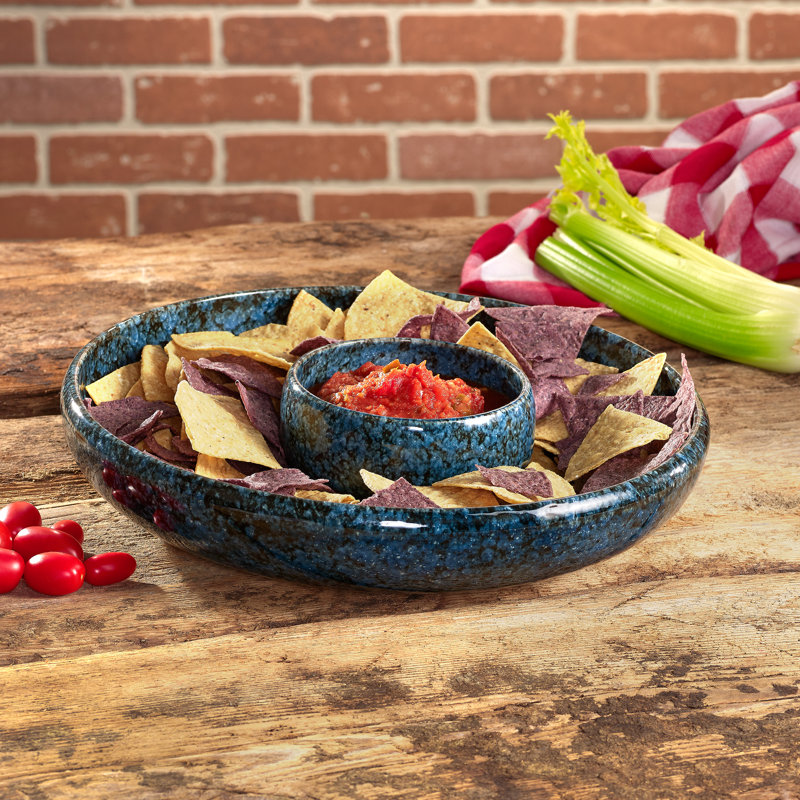 Everly Quinn Huntington Chips And Dip Platter & Reviews Wayfair